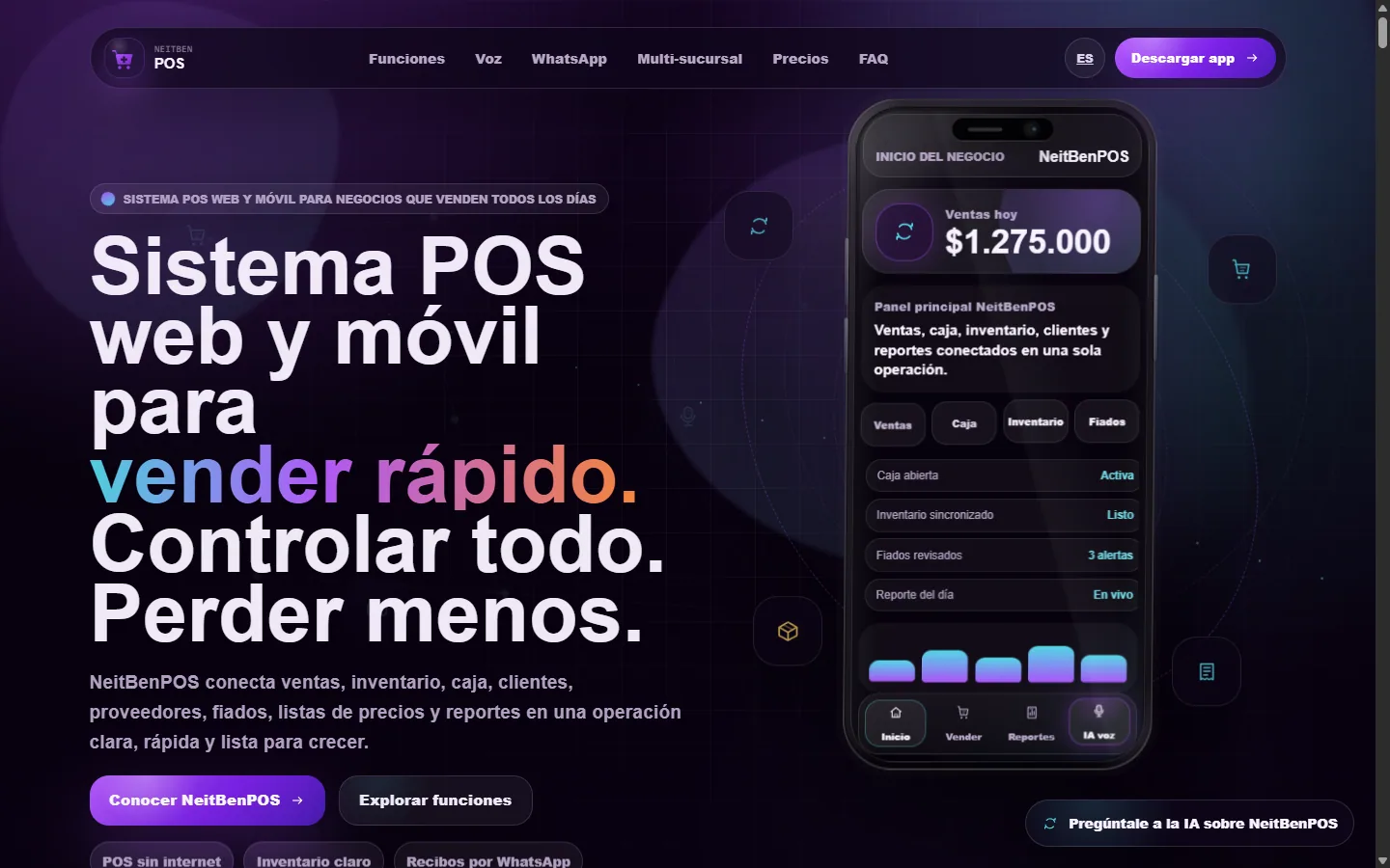 NeitBen POS — captura del proyecto